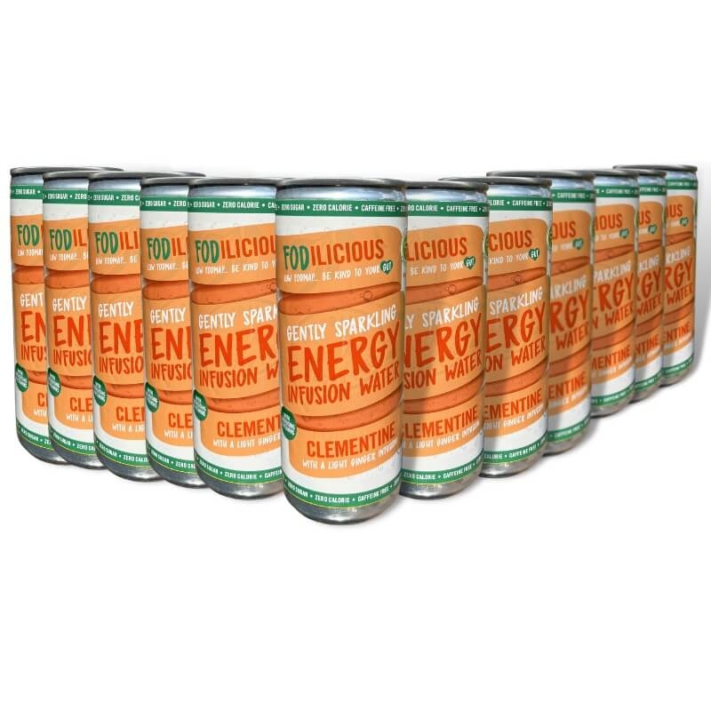Low FODMAP Energy Drinks - Raspberry - Case Of 12