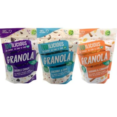 Fodilicious Granola Mixed Box of 3