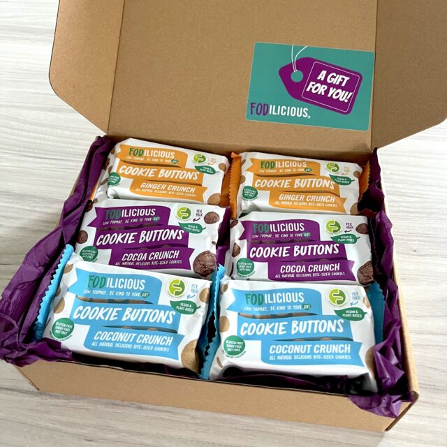 Happy Friday! 🥳 Our Cookie Buttons gift boxes are now live on @etsy 😆

Are you looking for a gift box suitable for allergies, IBS or just looking for healthier choice options? 

Our snack gift box is perfect, as our Cookie Buttons are:

✅ Low FODMAP certified for IBS and gut health
✅ Free from top 14 allergens including gluten free, dairy free, nut free and egg free
✅ Vegan & plant-based made with high quality cocoa butter and pure grade A maple syrup
✅ Low calorie and 100% natural, no refined sugars
✅ 100% recyclable packaging

Shop now at Etsy with personalisation messages available 😊https://www.etsy.com/uk/listing/1502382878/fodilicious-cookie-buttons-low-fodmap
