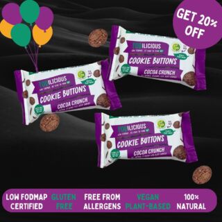 Our Black Friday sale ends tonight! ⏰ get 20% off and free delivery over £35 🚚 use code BF20 at checkout 🖤

• #lowFODMAP certified for #IBS and #guthealth 💟
• #vegan and plant-based 🌱 
• #glutenfree and free from top 14 allergens (including dairy free, nut free and egg free) 
• 100% natural ingredients 😋

Shop at Fodilicious.com 🙌 (link in bio)