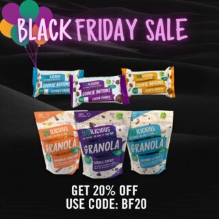 IT’S BLACK FRIDAY 🖤 Get 20% off for a limited time only across our Cookie Buttons 🍪 and Granola ranges 🥳

Use code BF20 at checkout ✨
And get free delivery when you spend £35 📦

Only available at Fodilicious.com 🚛 

#lowfodmap #fodmapfriendly #ibs #irritablebowelsyndrome #guthealth #gutfriendly #fodmap #glutenfree #glutenfreesnacks #glutenfreecookies #freefrom #dairyfree #nutfree #vegan #vegancookies #vegandiet #blackfriday #blackfridaysale